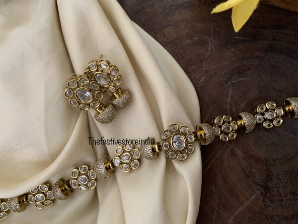 AD kundan choker/necklace set