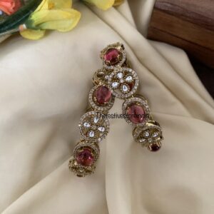 Victorian bridal Ruby Bangles - Set of 2