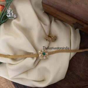 Budgeted AD Emerald Mopp choker set