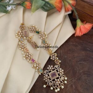 Pastel Gejje necklace set