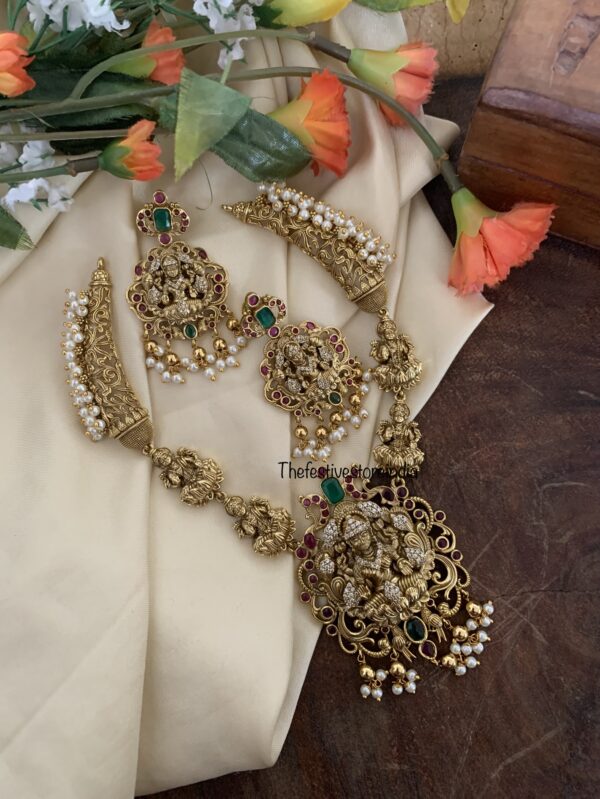 Budgeted Lakshmi pearl kanti set