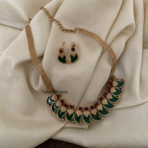 Enamel painted matte maanga/mango set