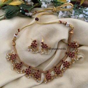 Budgeted kemp gejje necklace set