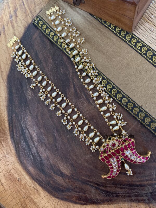 Jadau Kemp UNISEX huli uguru pearls chain