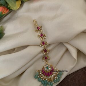 Jadau classic style maangtikka