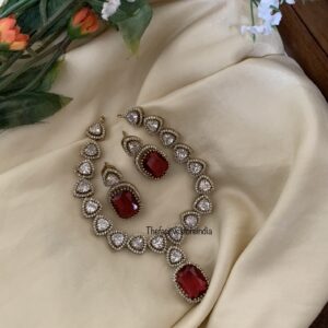 Victorian classic ruby set