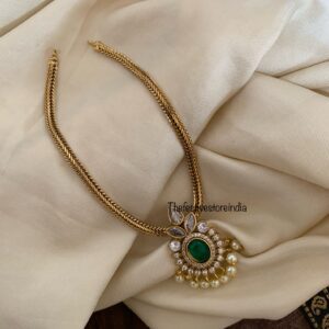 Budgeted AD emerald pendant attigai