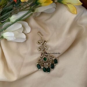 Victorian green maangtikka 8