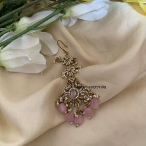 Victorian pink maangtikka 9