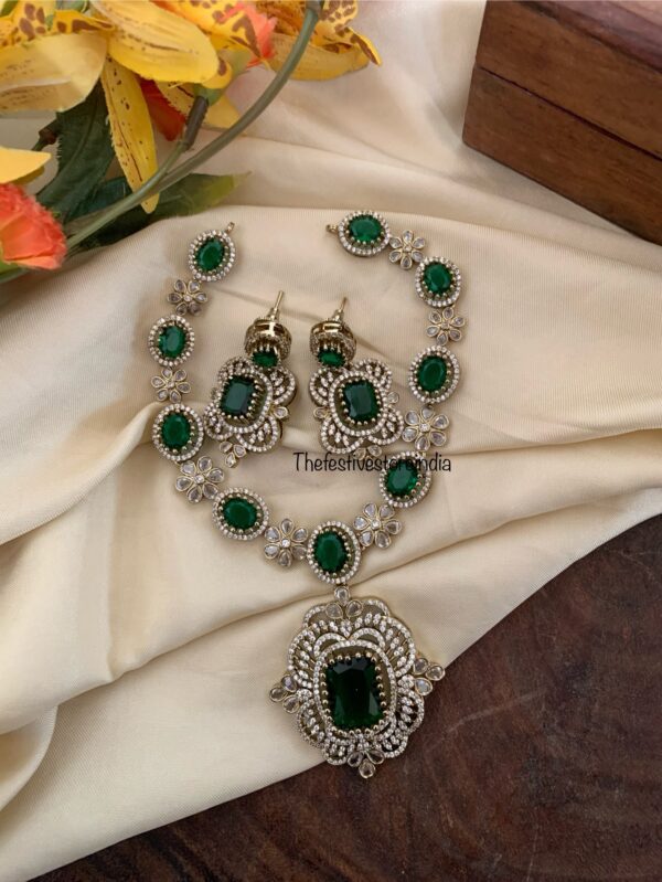 Classic Victorian blocks set - Emerald/Green