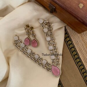 2 layer pink drop victorian set