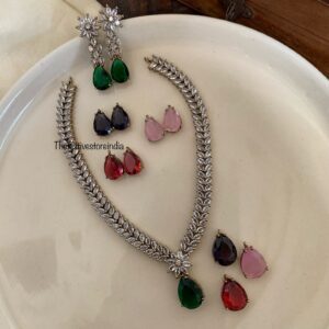 Victorian hook changeable necklace set