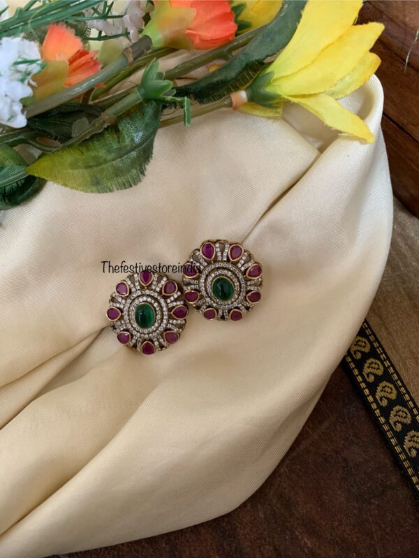 Victorian studs - Multi colour