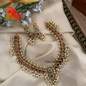 Guttapusalu blocks necklace set