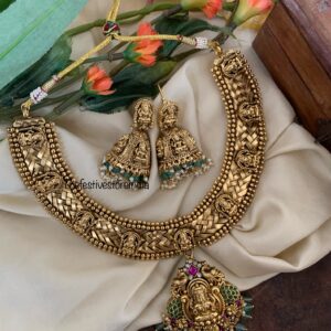 Bridal grand jalebi chain necklace set