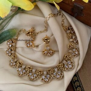 All all white floral set