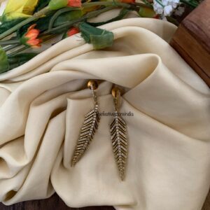 Feather earrings