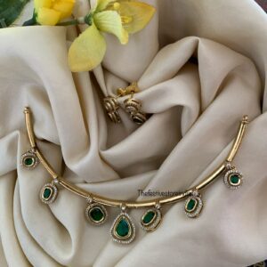 Budgeted drop hasli set - Green