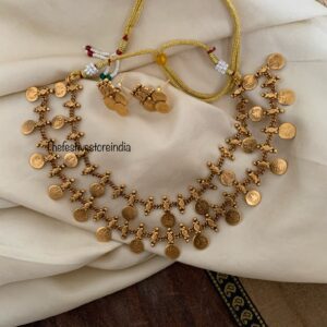 Budgeted Coin kaasu lakshmi necklace set