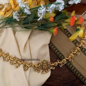 Lakshmi gold beads hipchain