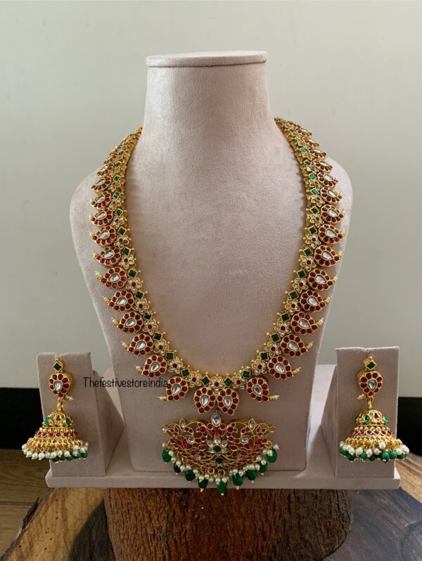 Classic bridal mango haaram set