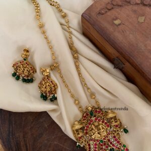 Jadau Radha krishna haaram set - mid length | Unisex | Groom jewellery
