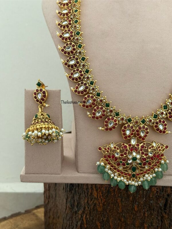 Classic bridal mango haaram set