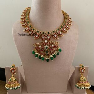 Classic bridal mango necklace set