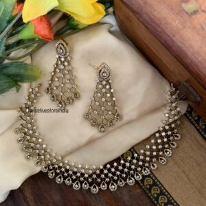 All white diamonds set