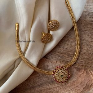 Mini raagata necklace set