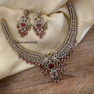 Victorian classic hasli with Ruby/Maroon stone