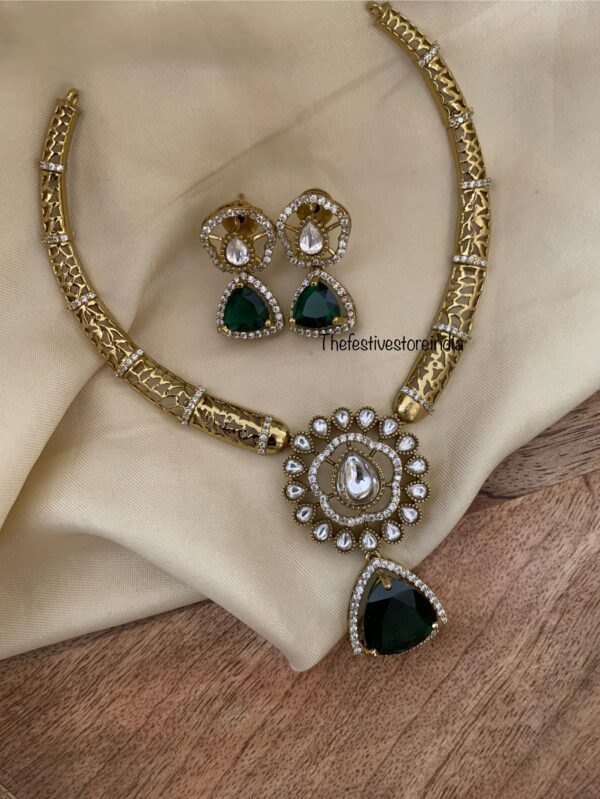 Victorian Manasilaayo set - Green