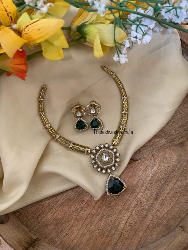 Victorian Manasilaayo set - Green