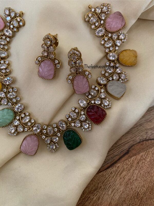 Victorian diamond multi colour set