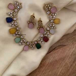 Victorian diamond multi colour set