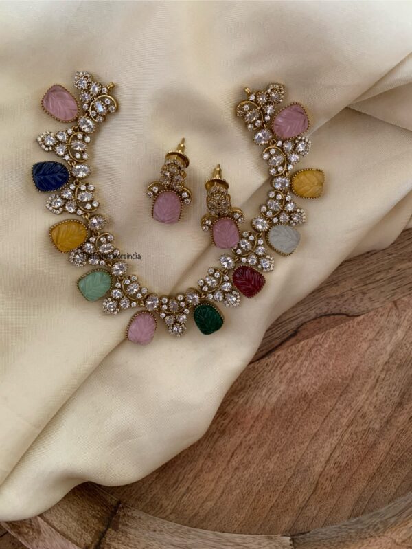Victorian diamond multi colour set