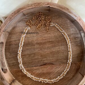 Budgeted pearls waist chain