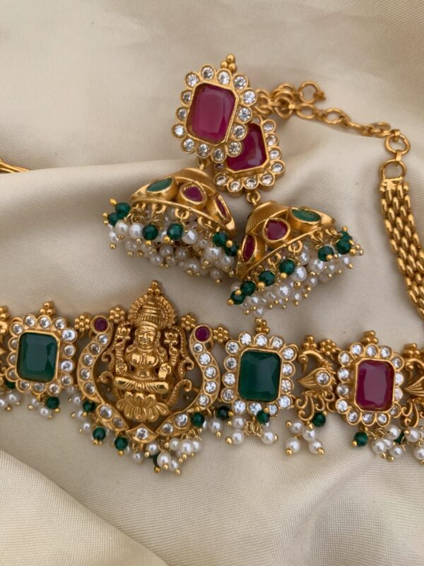 Matte Lakshmi choker set