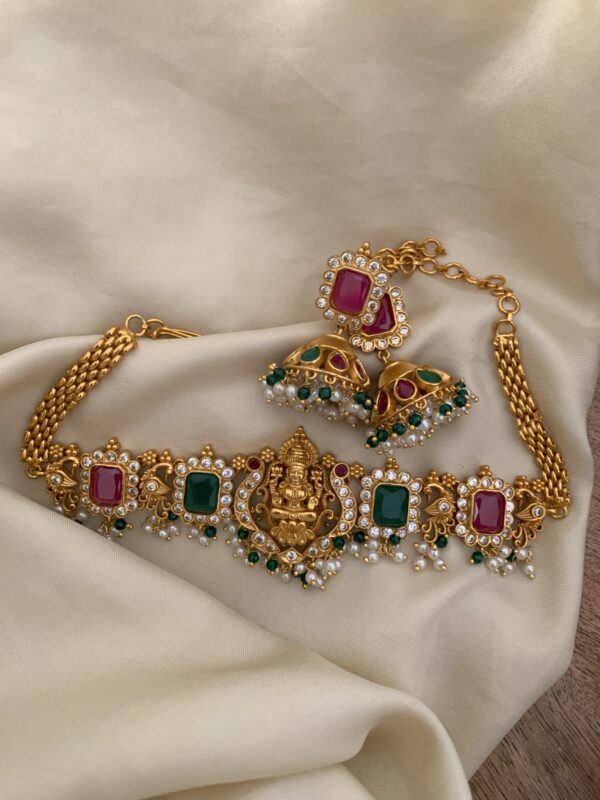 Matte Lakshmi choker set