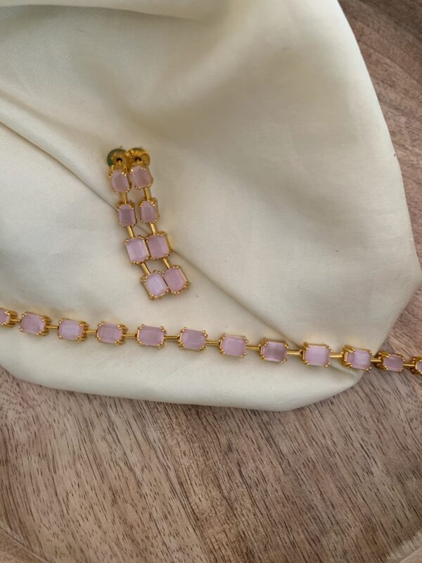 Gold polish blocks set - Pink