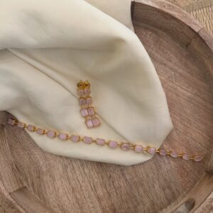 Gold polish blocks set - Pink