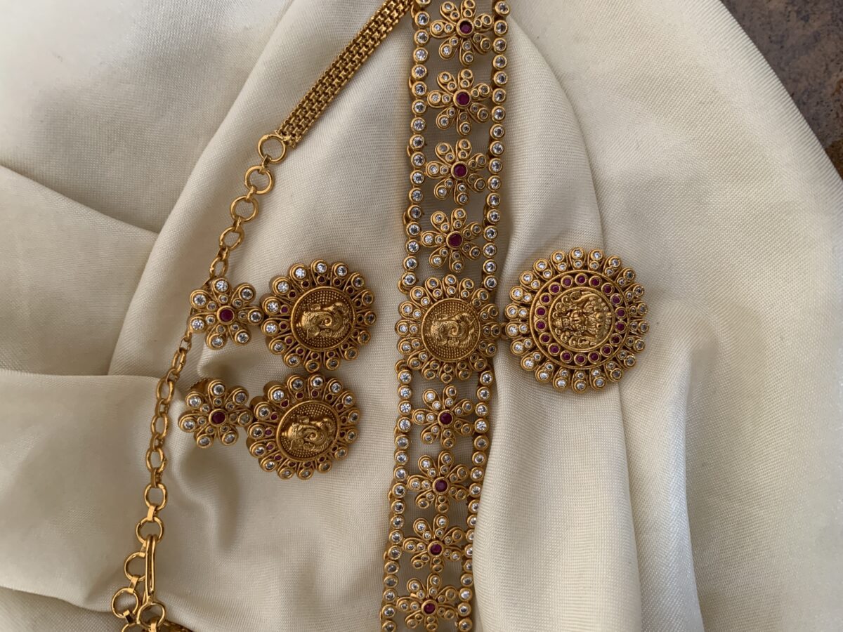 Ganapa matte choker set