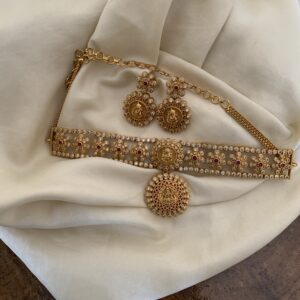 Ganapa matte choker set