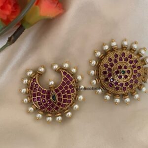 Premium Surya chandra all red set