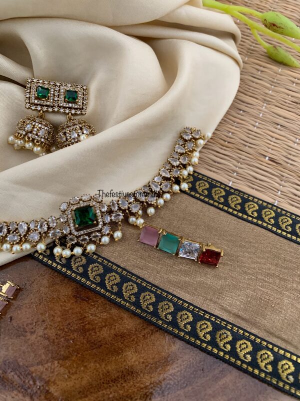AD Moissanite stone changeable set