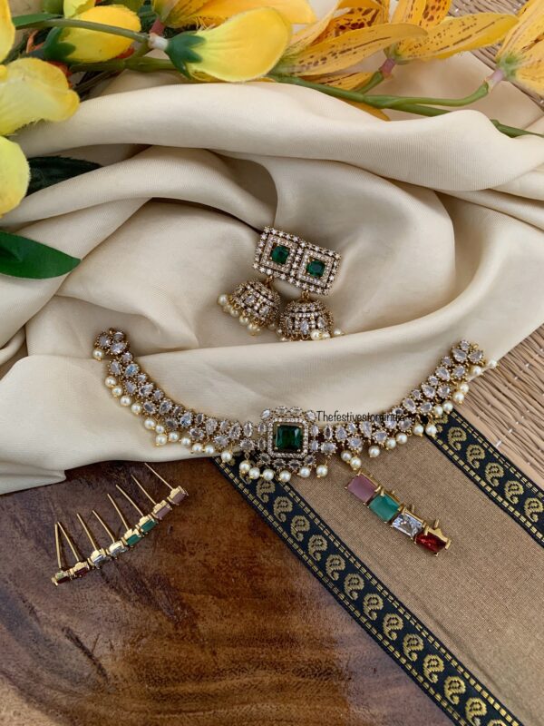 AD Moissanite stone changeable set