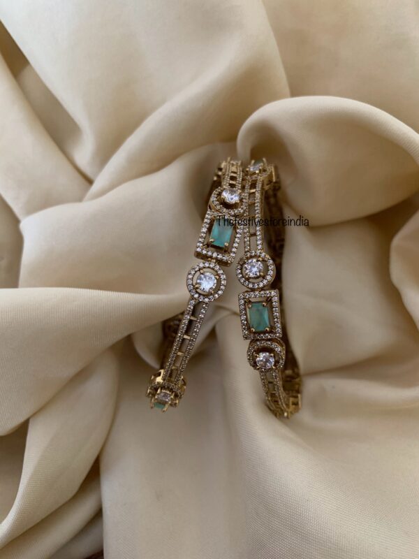 AD set of 2 bangles - Mint