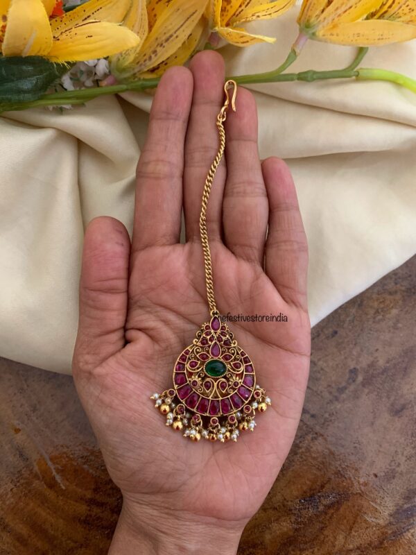 Reversible Kemp lakshmi maangtikka