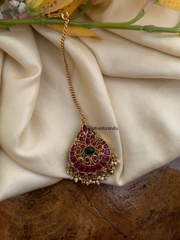 Reversible Kemp lakshmi maangtikka