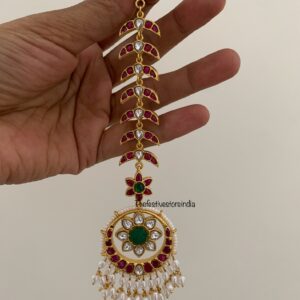 Statement bridal Jadau maangtikka